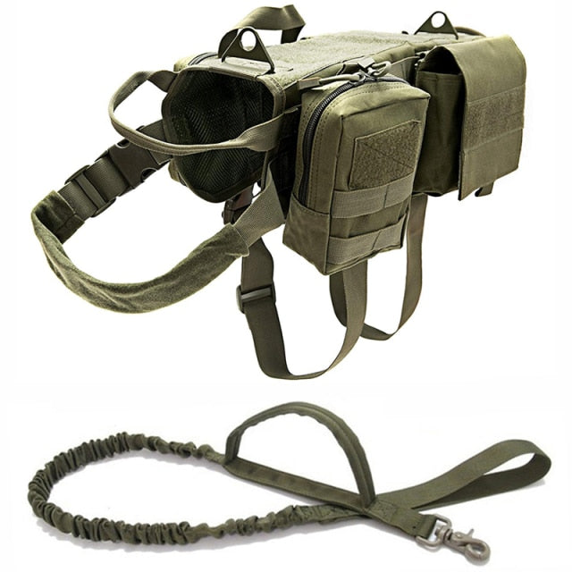 Tactical Military Dog Harness Home Fusion