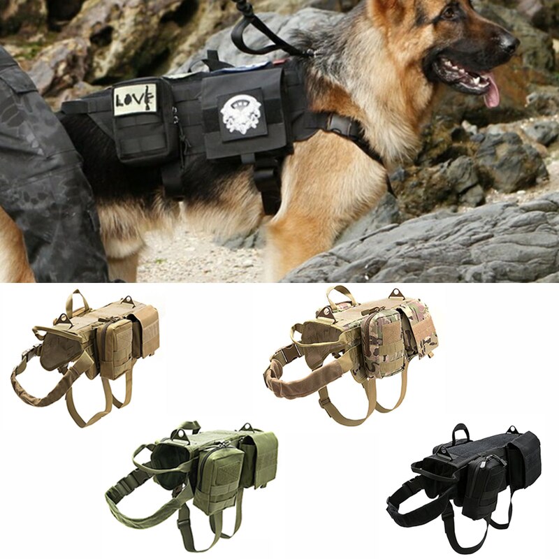 Tactical Military Dog Harness Home Fusion