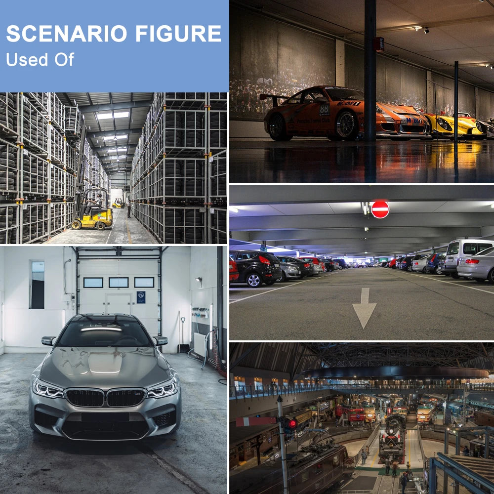 Led Flood Light E27 Deformable Lamp E26 High Bay Light UFO Bulb 220V Waterproof Garage Light 60W 80W 100W 120W Led Ceiling Lamp Home Fusion