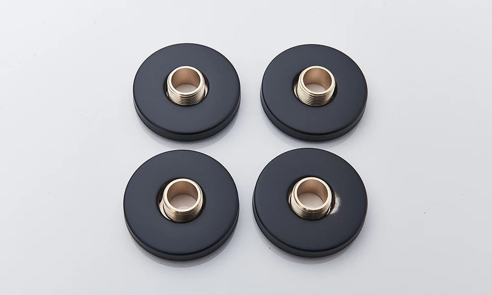 Rozin LED Matte Black Shower Head 40*80cm Large Size Rainfall Shower Heads Ceiling Mounted with Installation Arm for Bathroom Home Fusion