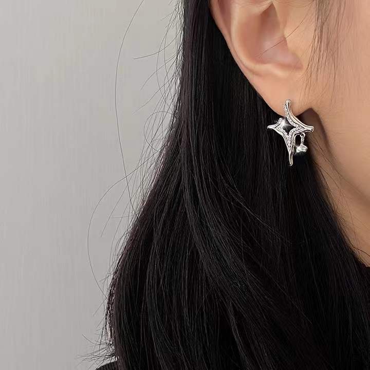 Asterism Rhinestone Earrings - Home Fusion