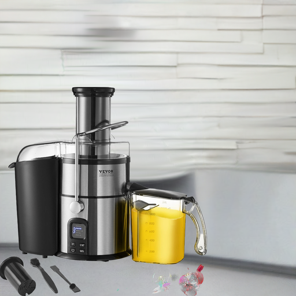 VEVOR Juicer Machine 850W Motor Centrifugal Juice Extractor Easy Clean Centrifugal Big Mouth Large for Fruits and Vegetables