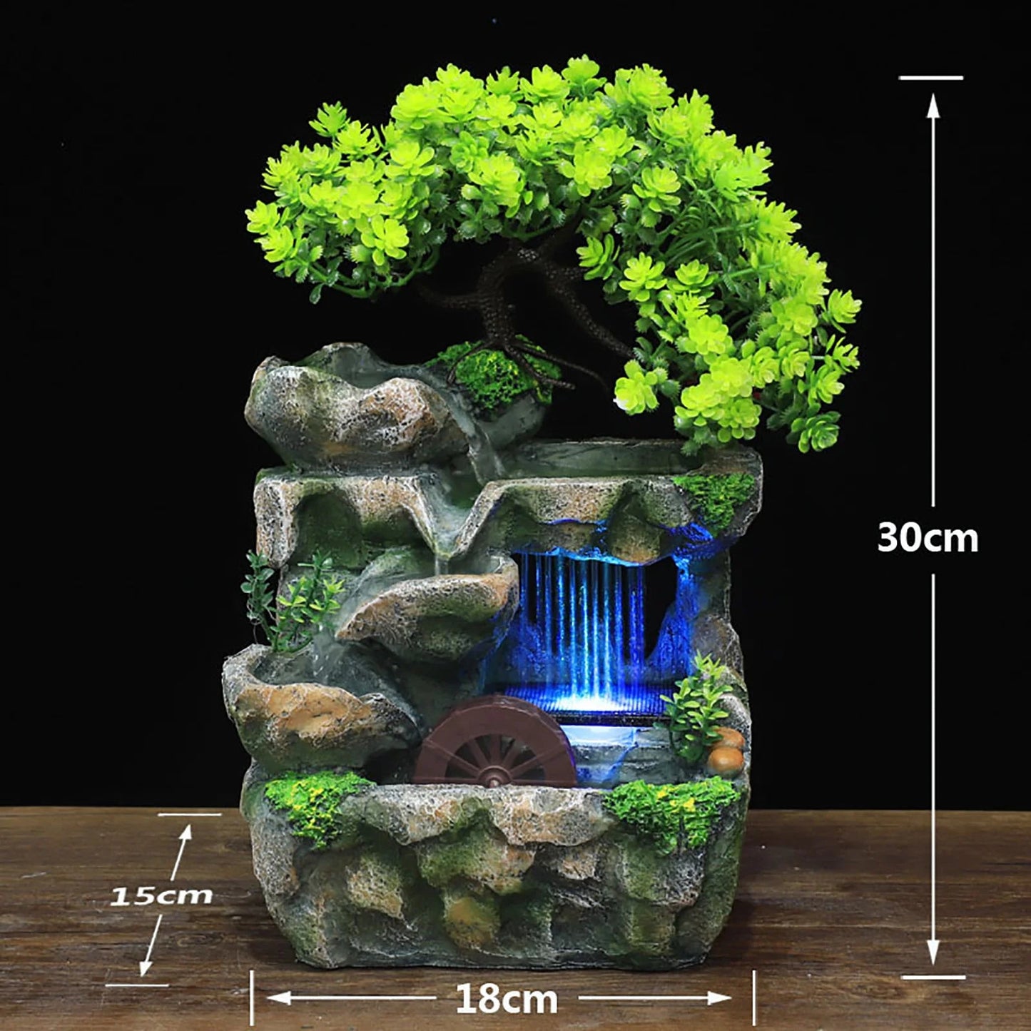 Indoor Room Fountain Waterfall Decor Desktop Fountain. - Home Fusion