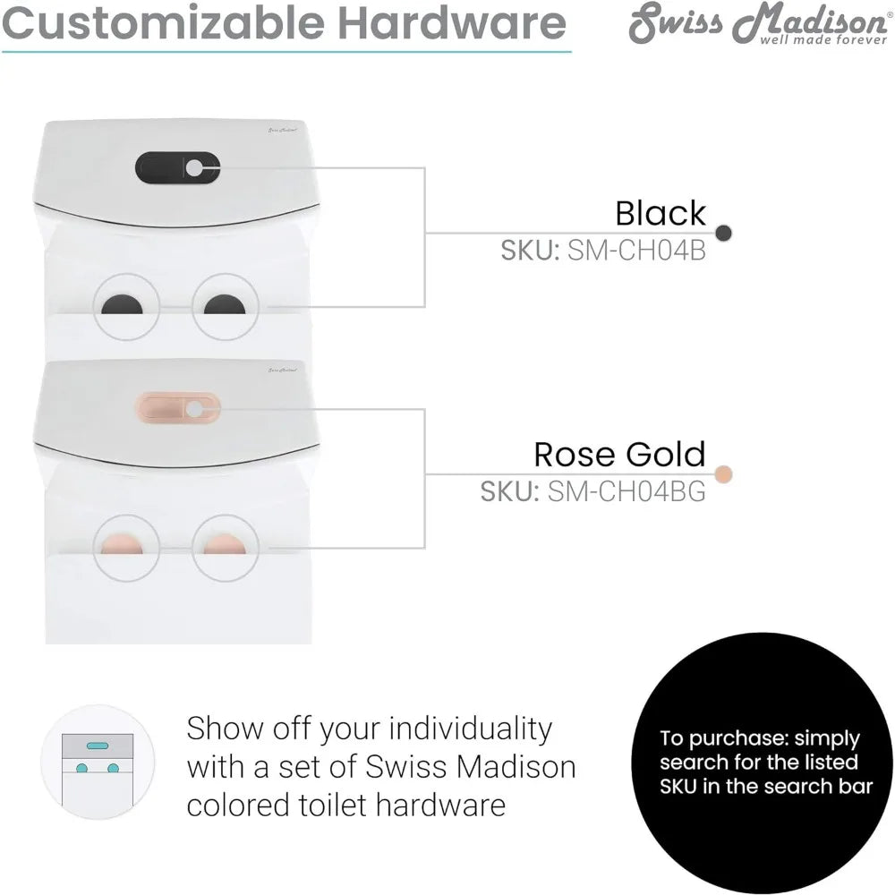 Toilets Glossy White Bathroom Items One Piece Toilet Folding Cleaning Parts Fixture Home Improvement