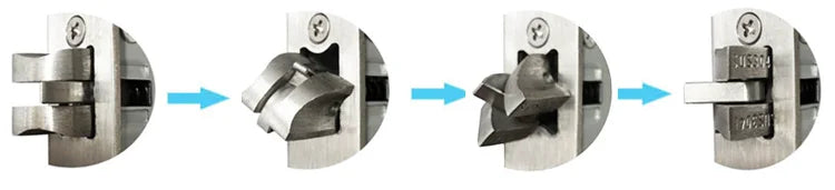 3D Face Recognition Unlock Digital Door Lock With Camera FIngerprint Password Unlock Keyless Electronic Door Lock Home Fusion