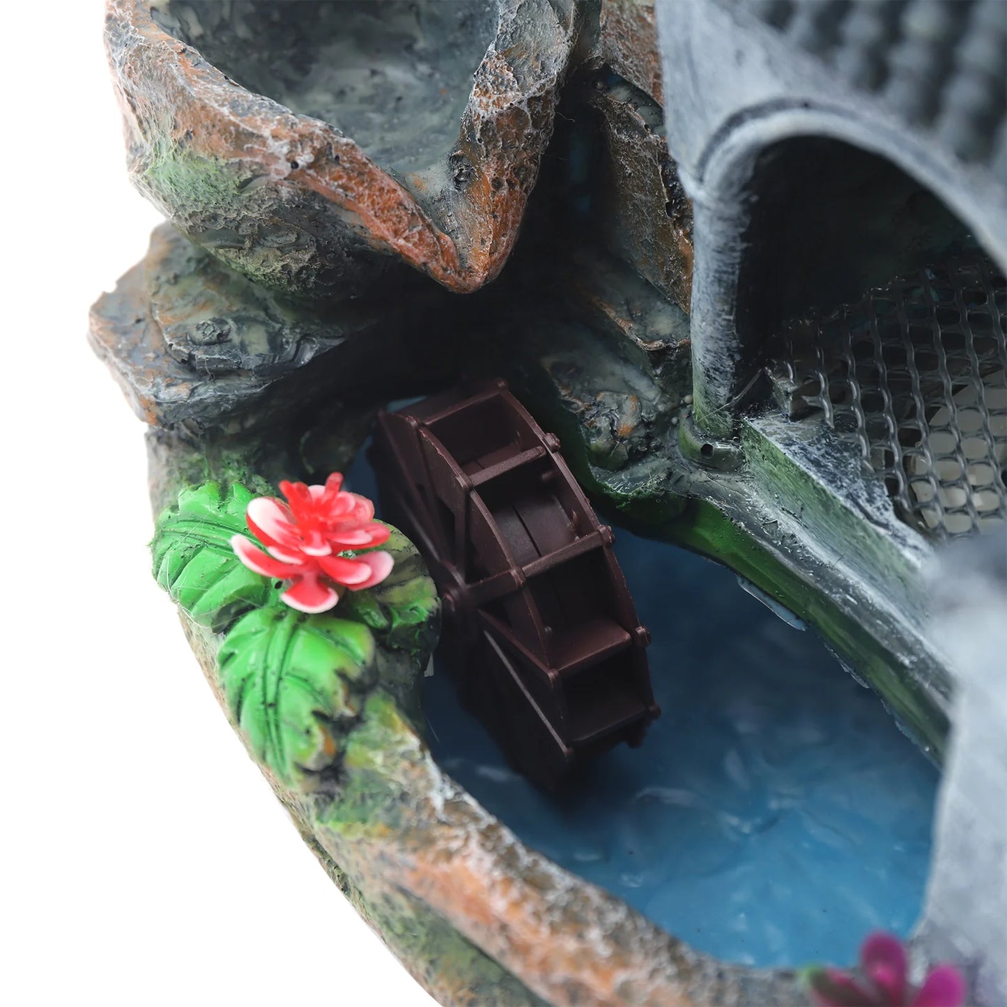 Indoor Decor Flowing Water Ornament Tabletop Fountain.