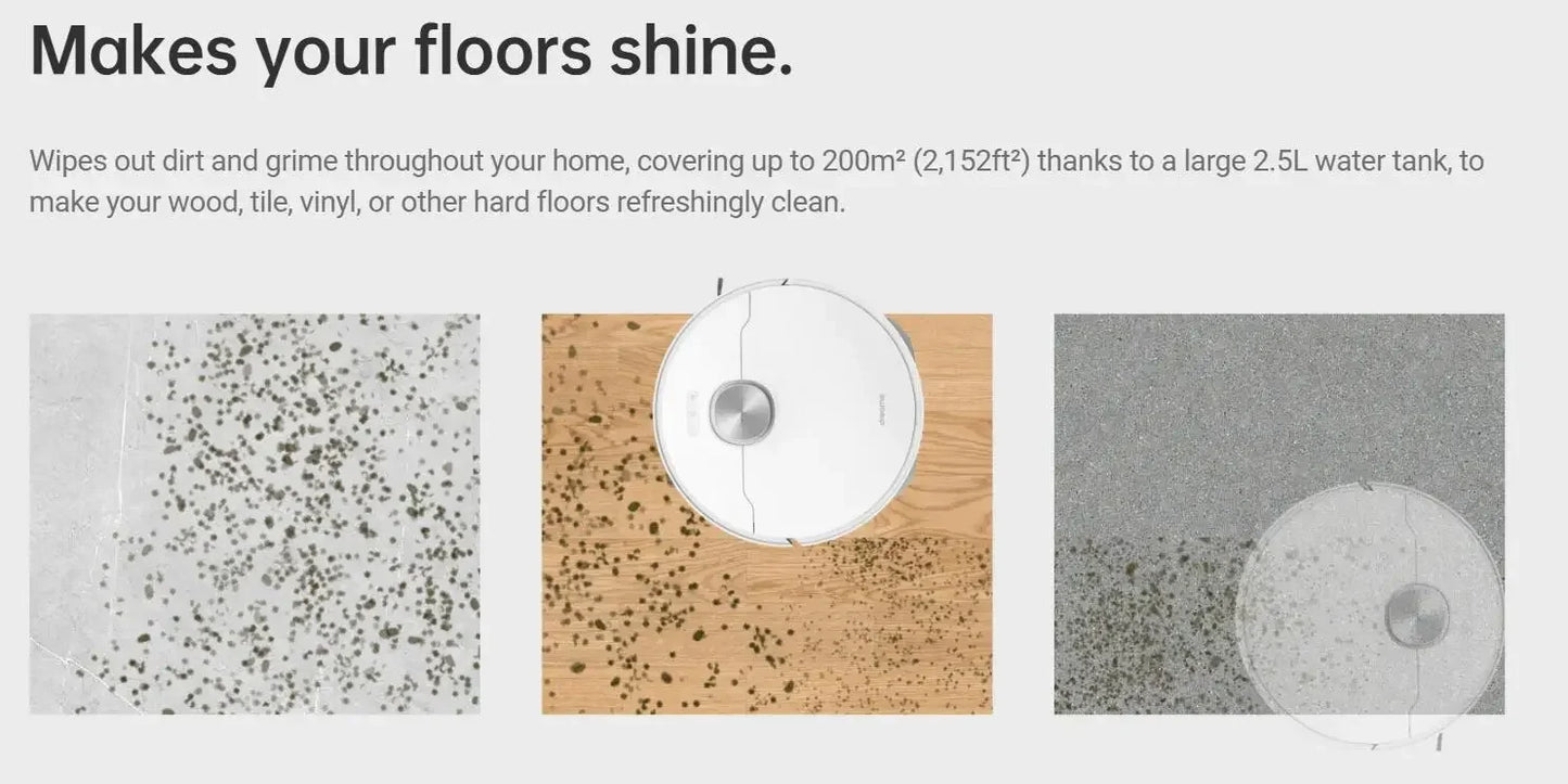 Global Dreame L10s Ultra Robot Vacuum and Mop Combo Auto Mop Cleaning.