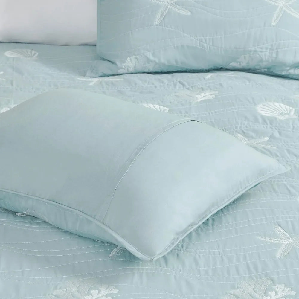 All Season Comforter Sets Pre-Washed Coverlet Bedding Layer Bed Linen Set. Home Fusion