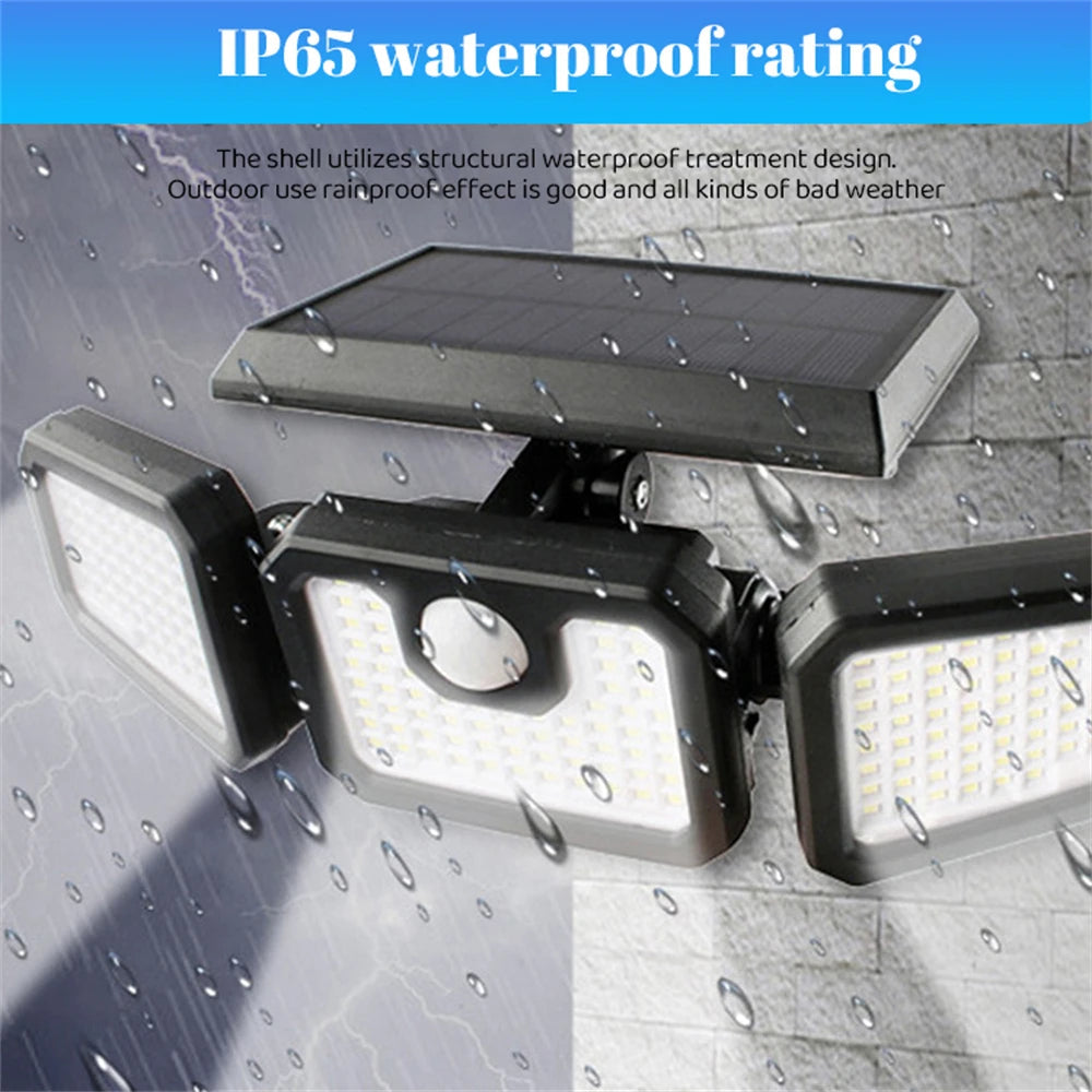 Motion Sensor Wall Flood Light Outdoor. Home Fusion