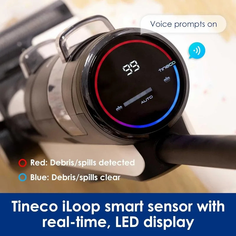 Tineco Floor ONE S3 Breeze Cordless Hardwood Floors Cleaner, Lightweight Wet Dry Vacuum Cleaners with Smart Control System Home Fusion