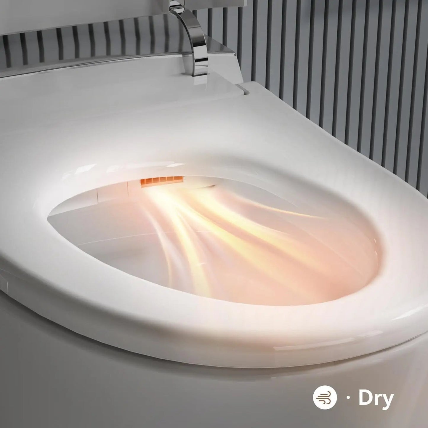 Smart Toilet with Bidet Built In Bidet Toilet with Heated Seat Elongated Japanese Toilet with Automatic Flush Dryer Night Light Home Fusion