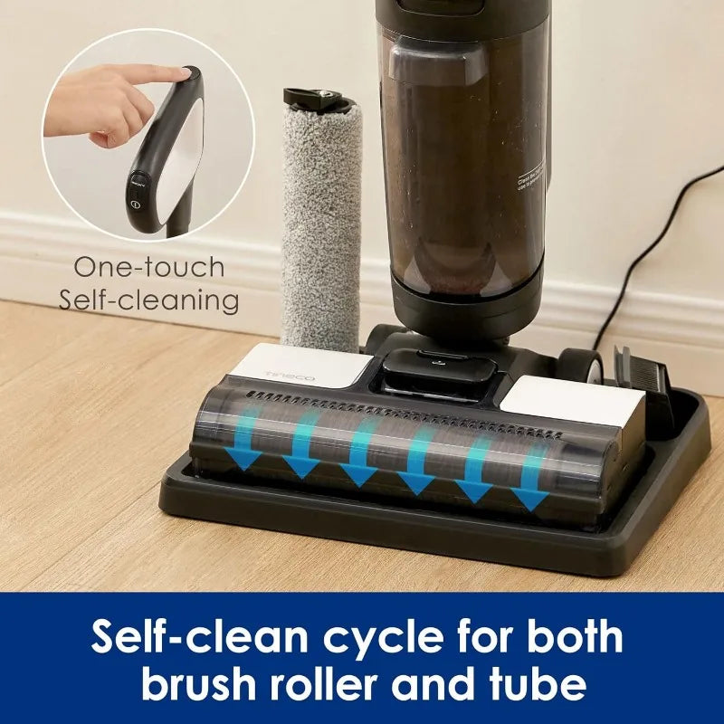 Tineco Floor ONE S3 Breeze Cordless Hardwood Floors Cleaner, Lightweight Wet Dry Vacuum Cleaners with Smart Control System Home Fusion