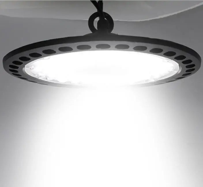 100W 150W 200W UFO LED High Bay Light UFO Industrial Light, High Lumen,No Fan,Garage Light, High Bay Shop Light, 4000K-6500K - Home Fusion