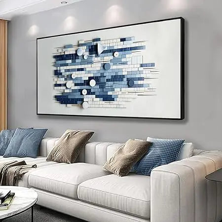 Wall Art Gold Abstract Tree of Life Framed Modern Artwork Canvas Painting Textured Tree Pictures Wall Decor Home Decor Wall - Home Fusion
