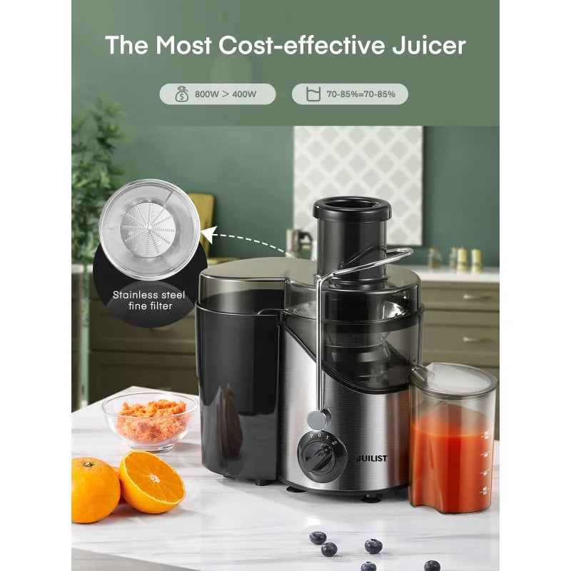 Juicer Ultra Power Easy Clean Extractor Press Centrifugal Juicing Machine Home Fusion