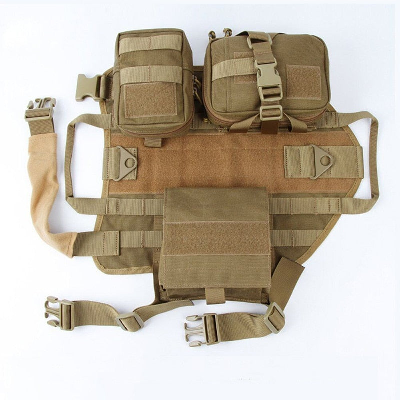 Tactical Military Dog Harness Home Fusion