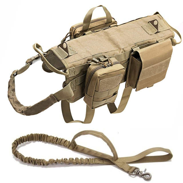 Tactical Military Dog Harness Home Fusion