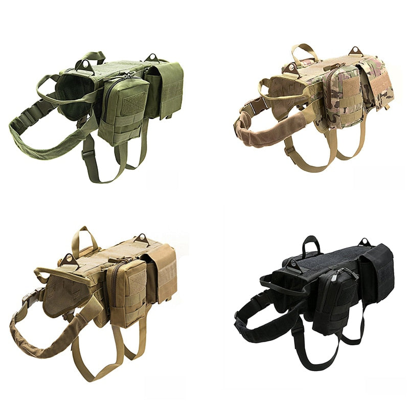 Tactical Military Dog Harness Home Fusion
