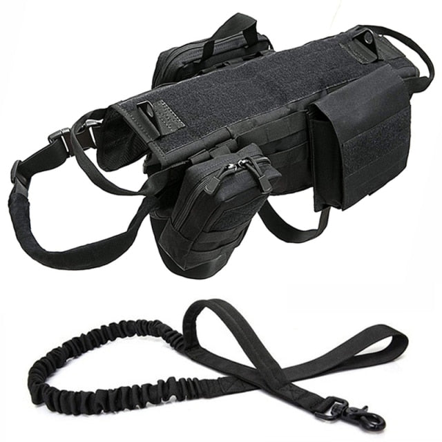 Tactical Military Dog Harness Home Fusion