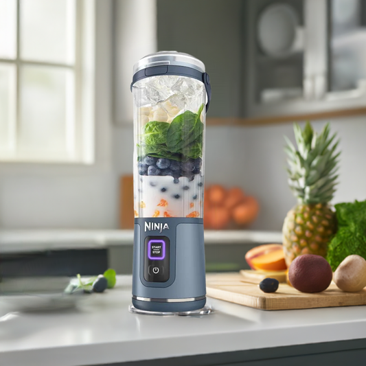 Ninja BC151NV Blast Portable Blender, Cordless, 18oz. Vessel, Personal Blender-for Shakes & Smoothies Leakproof-Lid & Sip Spout Home Fusion