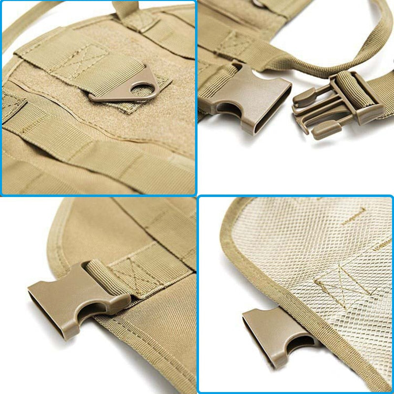 Tactical Military Dog Harness Home Fusion