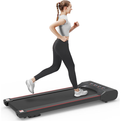 Under Desk Treadmill Machine 300 LB Capacity Walking Pad  for Home Office - Home Fusion