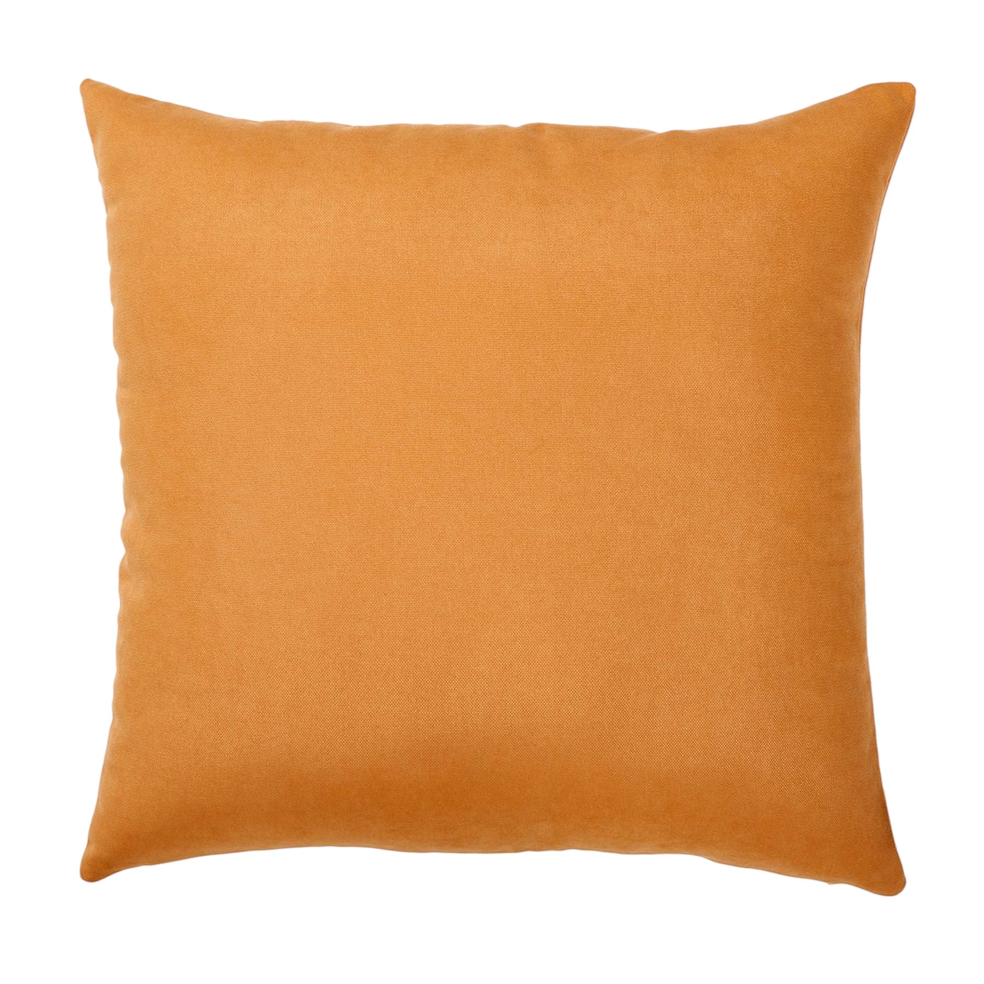 Orange pillow on a white background
