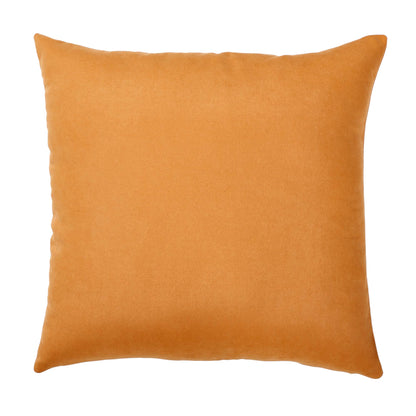 Orange pillow on a white background