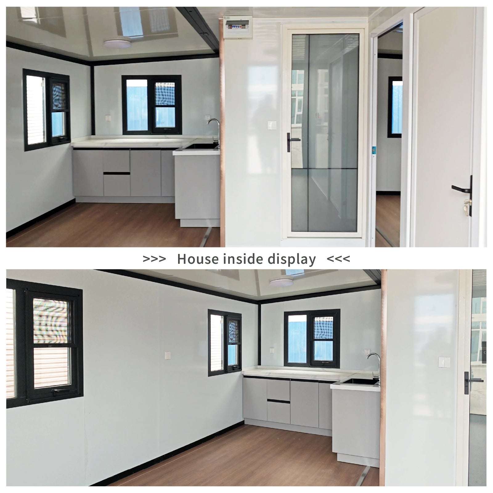 Foldable & Portable 20FT Expandable Tiny House: Modern Prefab Home with Full Amenities (1-2 Bed, Bath, Kitchen) - Home Fusion