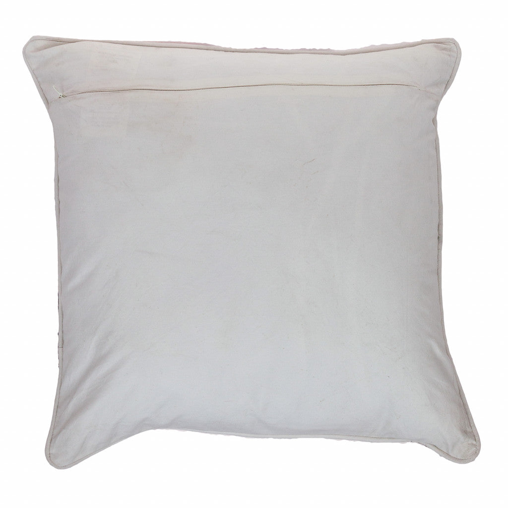White pillow on a white background