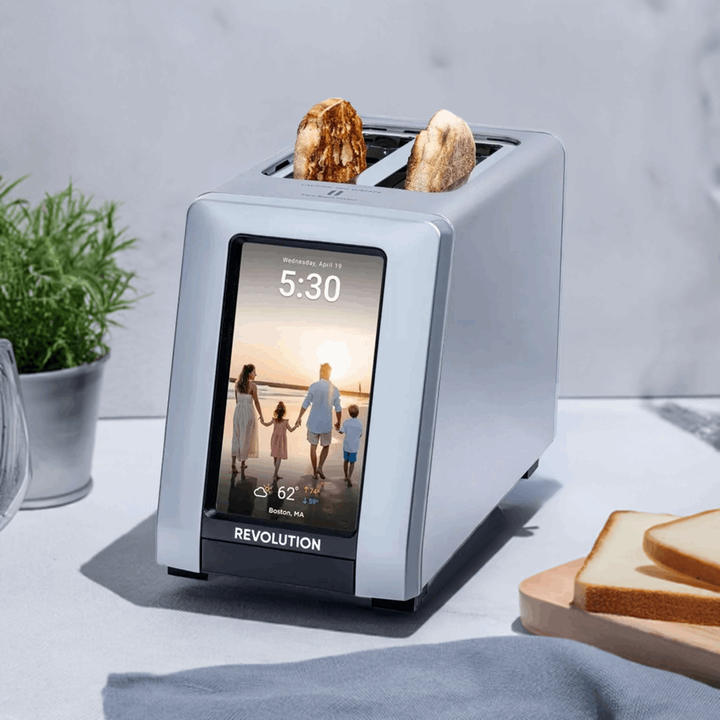 Revolution R180 Connect Plus 2-Slice Touchscreen Toaster – Connected Smart Toaster w/Patented InstaGLO 2.0 Technology Home Fusion