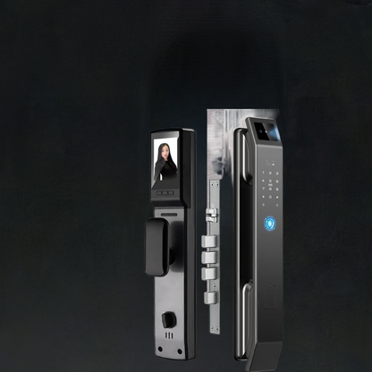 3D Face Recognition Unlock Digital Door Lock With Camera FIngerprint Password Unlock Keyless Electronic Door Lock Home Fusion