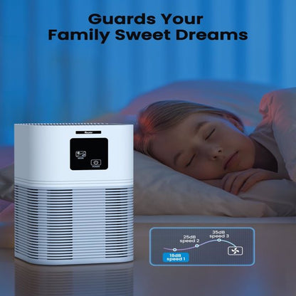 2 in 1 Air Purifier for Home Allergies Pets Hair Odor Eliminators, Aromatherapy diffuser and Auto Mode, Quiet Air Cleaner - Home Fusion