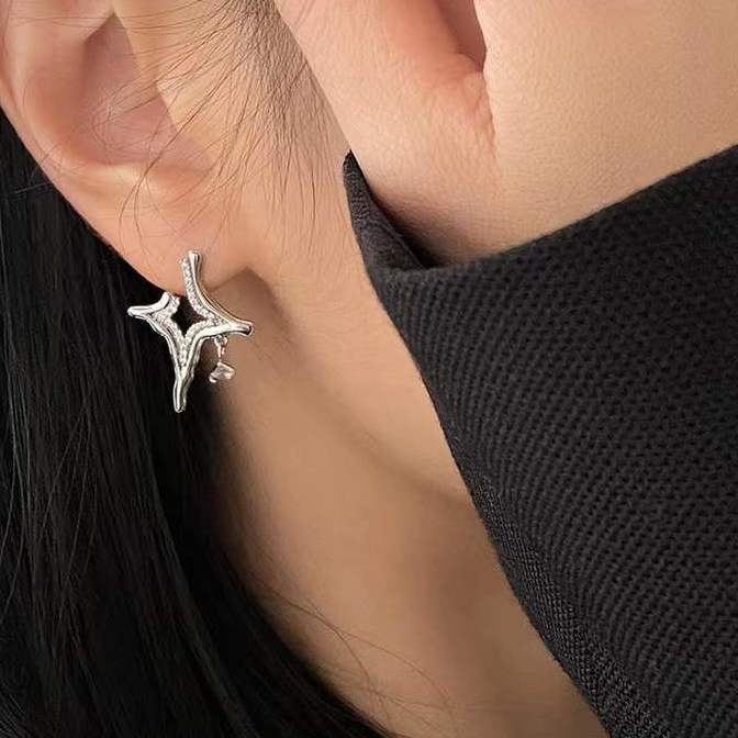 Asterism Rhinestone Earrings - Home Fusion