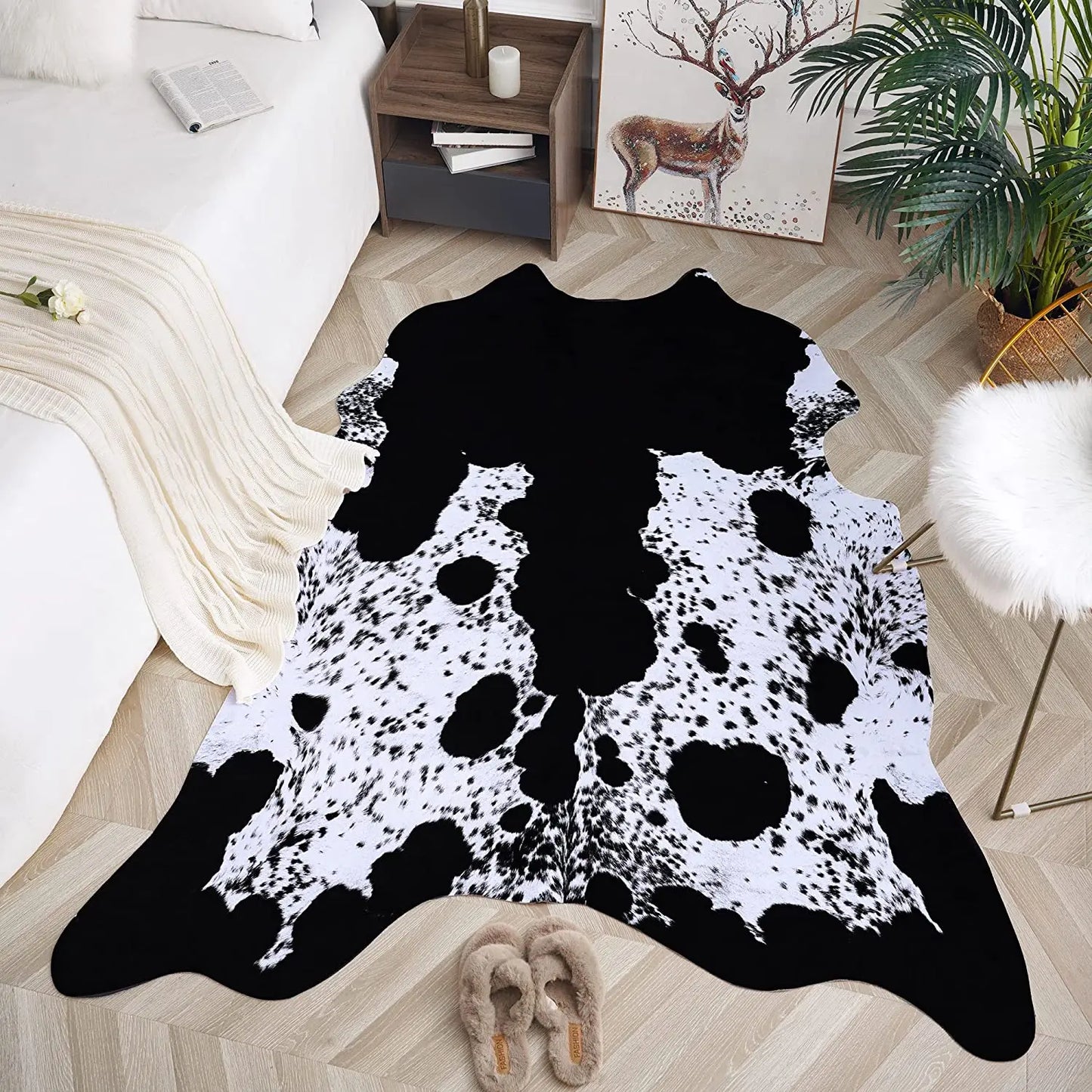 44368940171435|44368940269739|44368940368043 NOAHAS Faux Cowhide Rug Carpet Cute Cow Hide Rug for Living Room Bedroom Western Home Decor Faux Fur Cow Print Rugs 076823-f9.myshopify.com