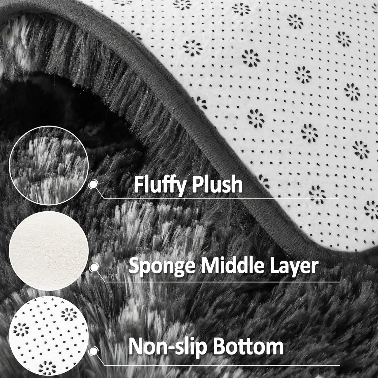 Large Shag Area Rugs for Bedroom Super Soft Plush Fluffy Carpets Living Room Rug Non-Slip Indoor Floor Rug for Kids Nursery Girl Home Fusion Large Shag Area Rugs for Bedroom Super Soft Plush Fluffy Carpets Living Room Rug Non-Slip Indoor Floor Rug for Kids Nursery Girl 076823-f9.myshopify.com