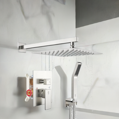 wall mounted shower head bathroom shower - Home Fusion