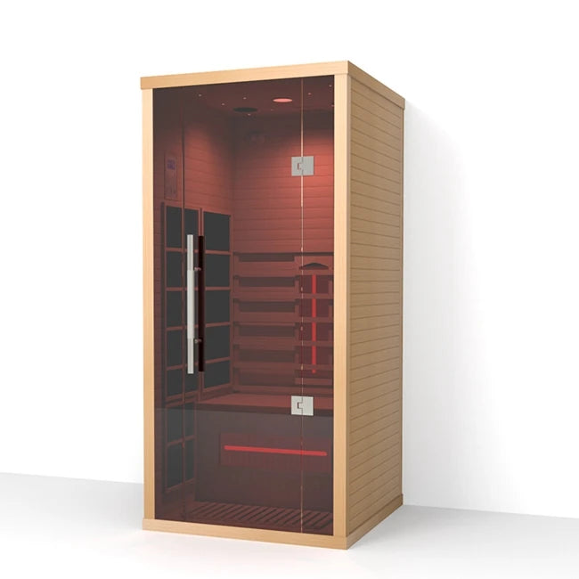 Smartmak 1-Person Infrared Sauna Room – Indoor Colorful Light Sauna.