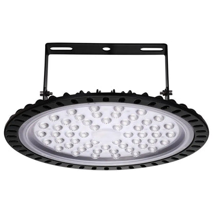 100-500W Ultraslim UFO LED High Bay Light 110V Garage Shop Lights IP65 Commercial Lighting USA Warehouse Led High Bay Lamp - Home Fusion