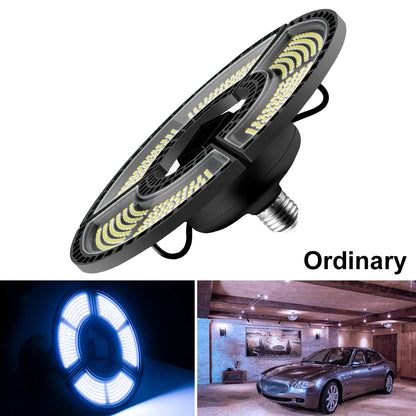 LED Deformable Garage Light 60W-120W - E26/E27 Waterproof High Bay Ceiling Lamp - Home Fusion