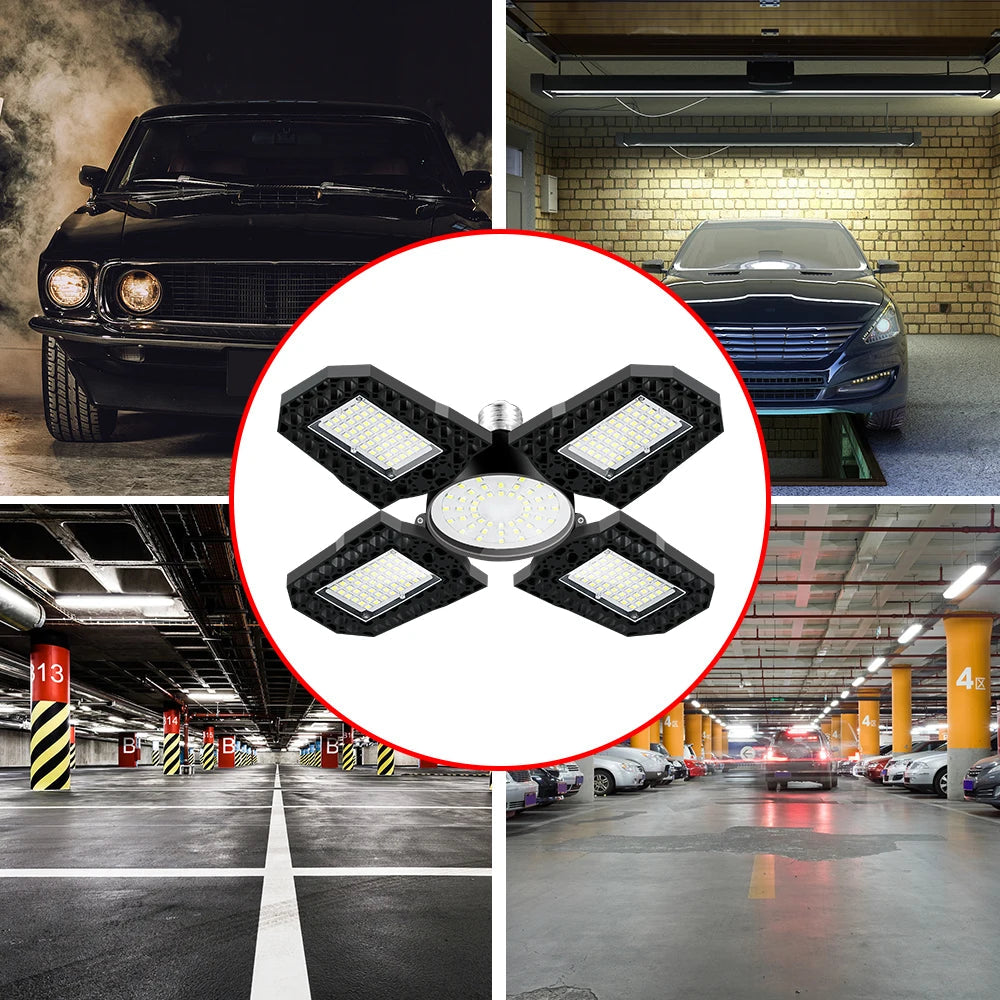 E27 Bulb LED Super Bright Industrial Lighting LED Garage Light 220V Lamp High Bay Light 110V Bombillas Warehouse 200W 300W 400W Home Fusion