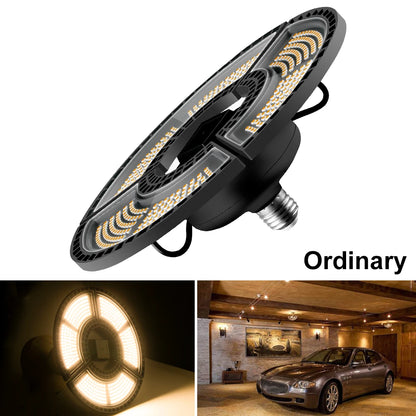 LED Deformable Garage Light 60W-120W - E26/E27 Waterproof High Bay Ceiling Lamp - Home Fusion