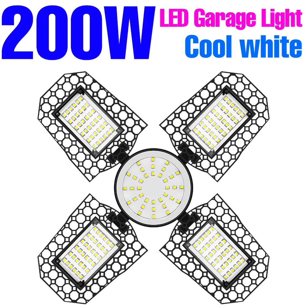 E27 Bulb LED Super Bright Industrial Lighting LED Garage Light 220V Lamp High Bay Light 110V Bombillas Warehouse 200W 300W 400W - Home Fusion