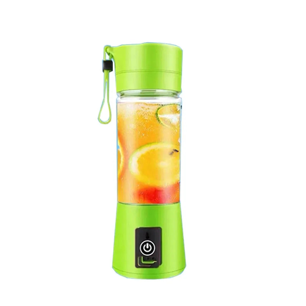 USB rechargeable portable blender with 2-blade cutter for smoothies, juices and travel use
