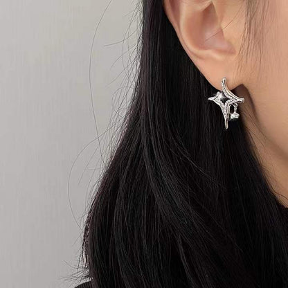 Asterism Rhinestone Earrings - Home Fusion