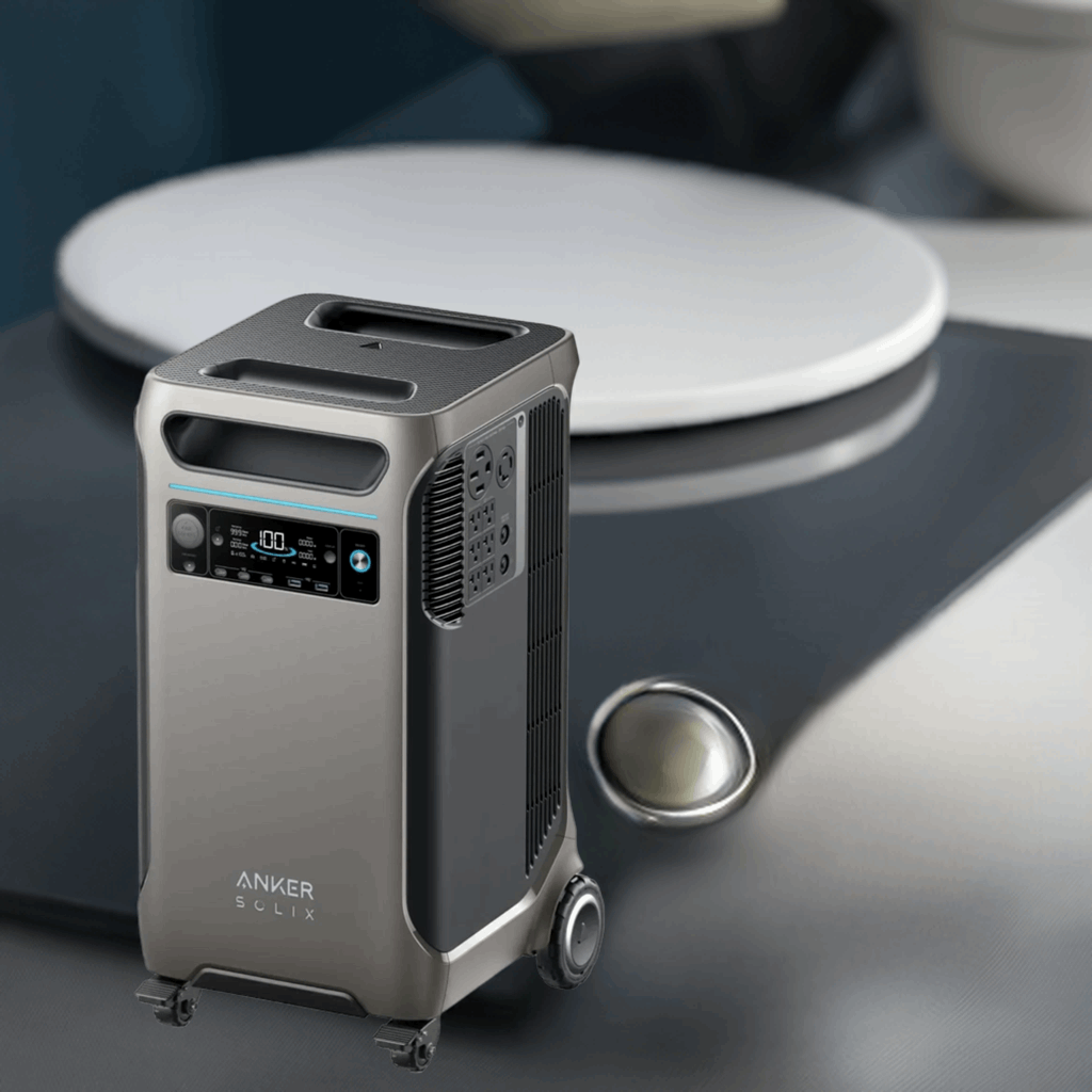 SOLIX F3800 Portable Power Station, 3840Wh, LiFePO4 Batteries, Ultra-High 6000W AC Output with 120V/240V, Solar Generator - Home Fusion