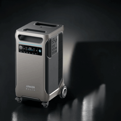 SOLIX F3800 Portable Power Station, 3840Wh, LiFePO4 Batteries, Ultra-High 6000W AC Output with 120V/240V, Solar Generator - Home Fusion