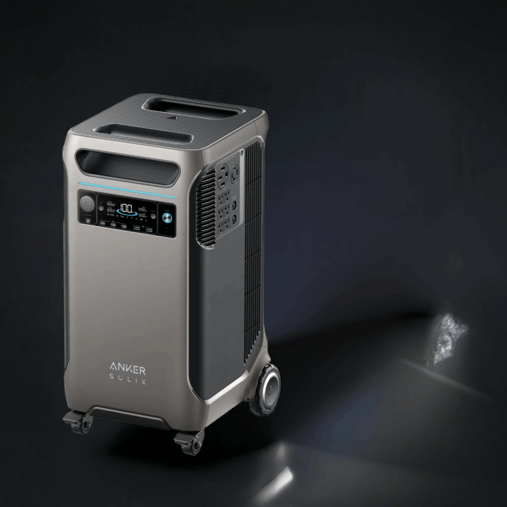 SOLIX F3800 Portable Power Station, 3840Wh, LiFePO4 Batteries, Ultra-High 6000W AC Output with 120V/240V, Solar Generator - Home Fusion