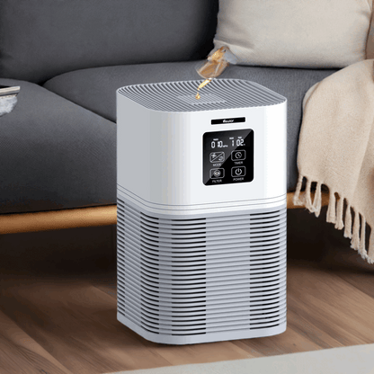 2 in 1 Air Purifier for Home Allergies Pets Hair Odor Eliminators, Aromatherapy diffuser and Auto Mode, Quiet Air Cleaner - Home Fusion