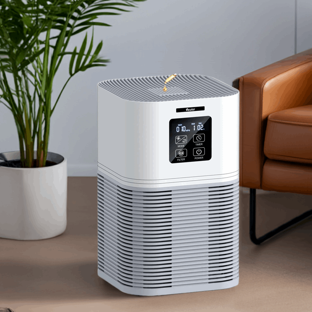 2 in 1 Air Purifier for Home Allergies Pets Hair Odor Eliminators, Aromatherapy diffuser and Auto Mode, Quiet Air Cleaner - Home Fusion